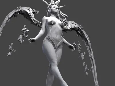 Monolith Angel Female 4 3D model