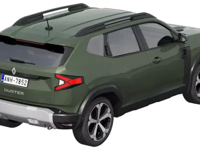 Renault Duster 2024 3D model
