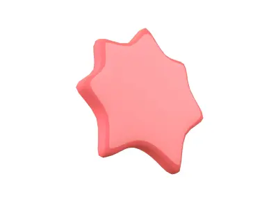 Speech Balloon v32 003 Low-poly 3D model