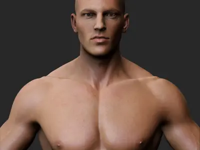  Realistic Male Body 
