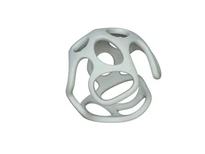 SciFi Cube Object No 33644 Low Poly Shape Texture