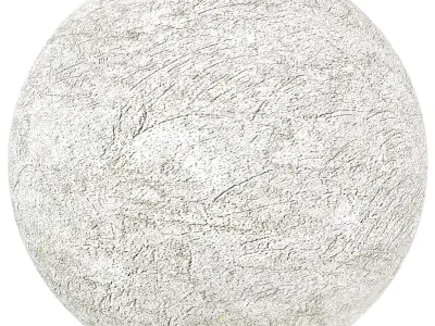 white stucco wall 3D model