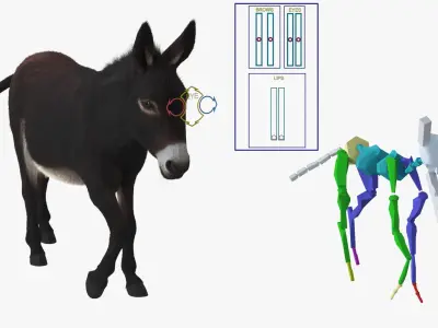  Farm Animals Big Rigged Collection 4 