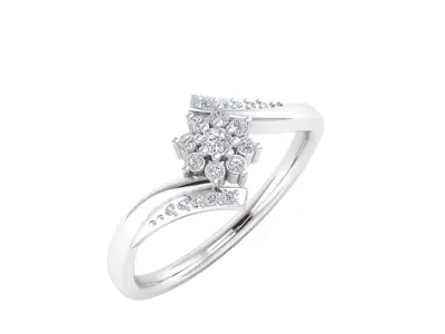  Women Ring Render 3dm STL MTL SLC JCD OBJ FBX Details 3D print model 33