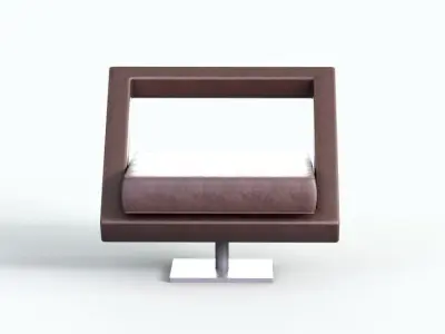 Leather Chair Free 3D model