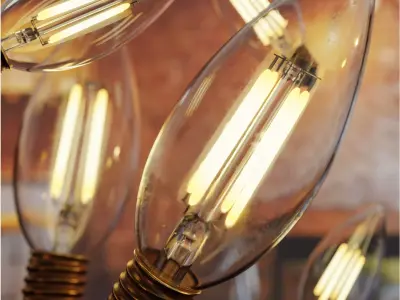 Light bulb vintage 3 3D model