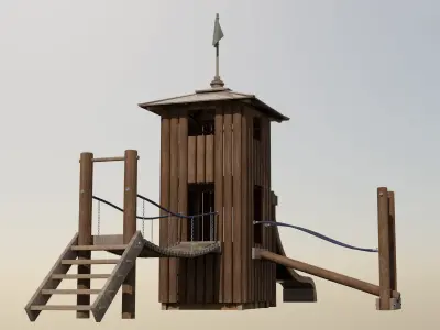 Playground for children 3D model