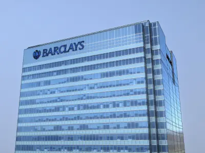 London Buiding Barclays 20ChurchillPlace Low-poly 3D model