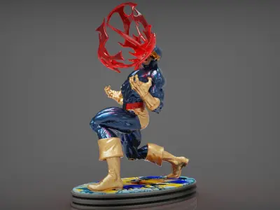 Cyclops character from street fighter 3D print model