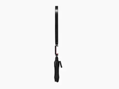 Live streaming tripod with lamp 01 3D model