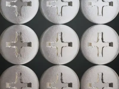 Screw Metal PBR Seamless Texture