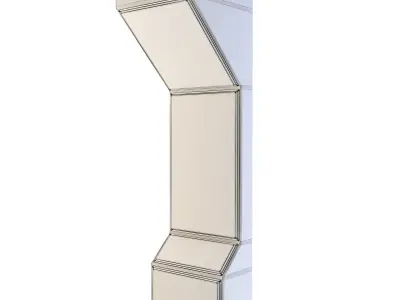 Space Station Wall 4 3D model