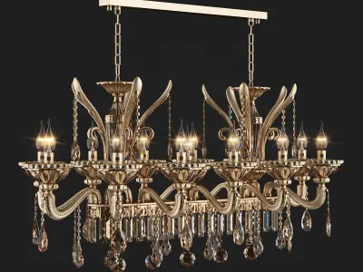 Alzata Osgona Chandeliers Collection 2 3D model