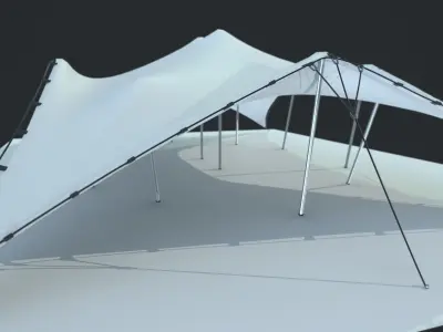 Stretch Tent  3D model