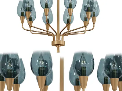 Chandelier VIOLA 3D model