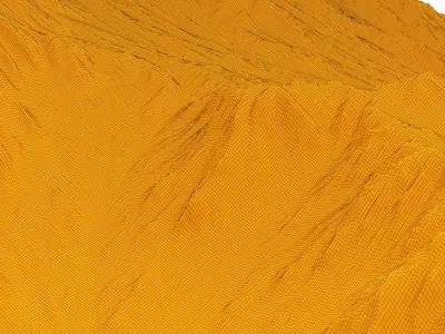 Landscape mountains 3D model