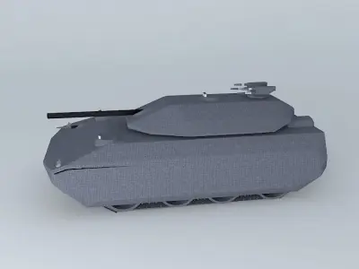 CT72B Puma Combat tank model 72 Free 3D model