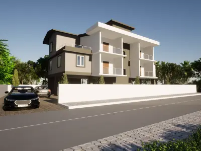 3 Storey House Model Free 3D model