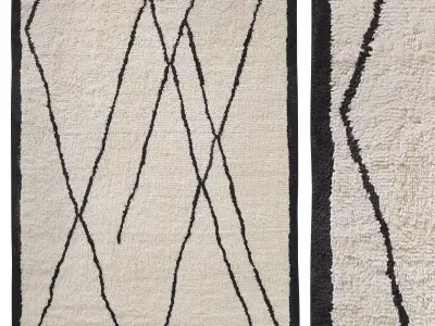 MEDHI WOOL RUG 3D model