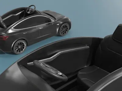  Mini Electric Sports Car for Kids Black 