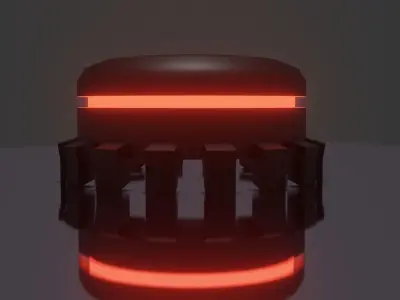 SCI-FI HOLOGRAM OBJECT 3D model