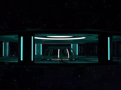 Sci Fi Interior 3D model