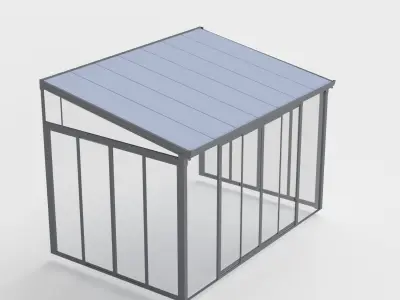 San Remo Plastic Gazebo 3D model