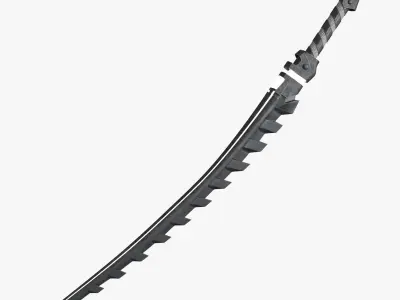 Fantasy Sci-Fi Sword set of 3 3D Model Pack