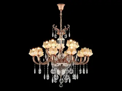 MD 6806-10-5 Osgona Chandelier 3D model