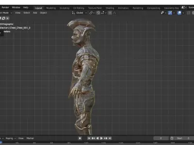 Armored Warrior 3D model