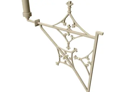 Candle stand 3D model 3D model
