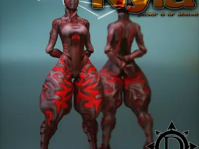 Nyla Character 3D model