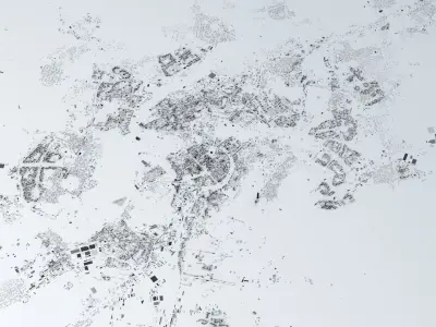 Yerevan Streets and Buildings 3D model