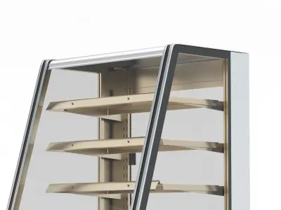 Refrigerated High Bakery Display Case 3D model
