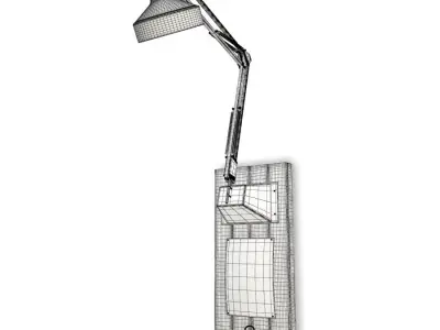 Vintage Wall Lamp  Aleva 3D model