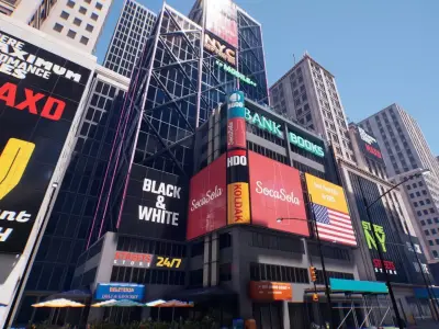 New York City Low-poly 3D model