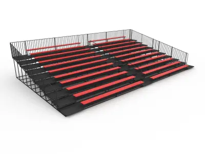 Collection Bleachers 1 3D Model Pack