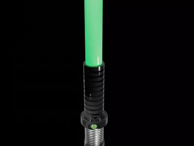 Light saber Free low-poly 3D model