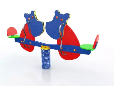 Playground Kids Children Teeter Totter 3D model
