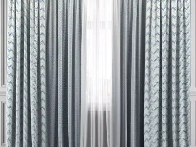 Curtain Set 319 3D model