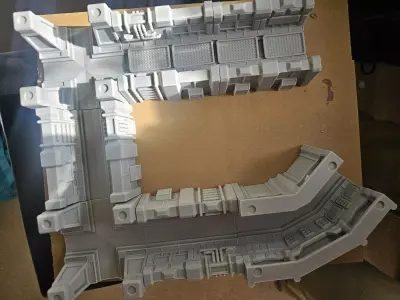 Sci Fi Trench Set part 1 3D print model
