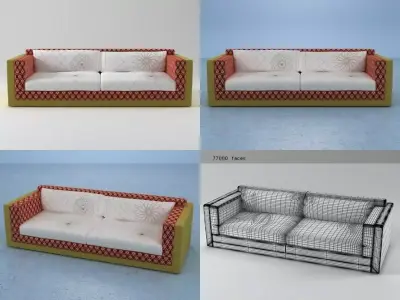 Karmacoma Sofa - Sushi Collection 3D model