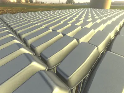 Street Light 3 Low-Poly Version Low-poly 3D model