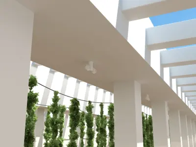 Garden Art Gallery 5 3D model