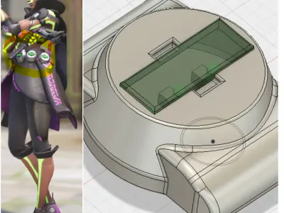 Sombra Los Muertos granades 3D print model