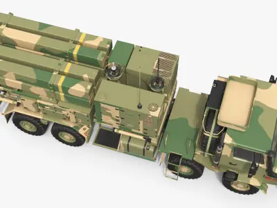  Tactical SAM Launcher Vehicle Camo Simplified 