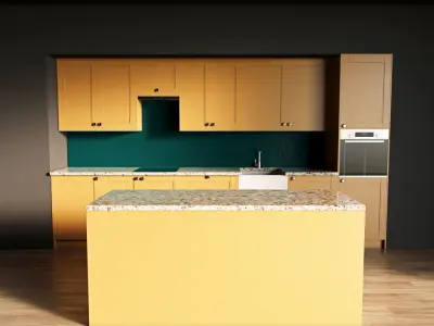 82-Kitchen10 matte 7 3D model