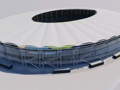 Bukit Jalil National Stadium - Kuala Lumpur - Malaysia 3D model