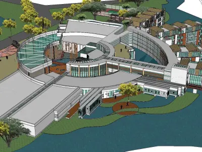 vacation spot-Resort-Fashion Leisure Hotel-0165 3D model