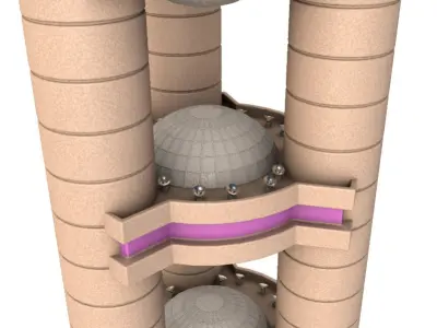 Pearl Tower 3D model